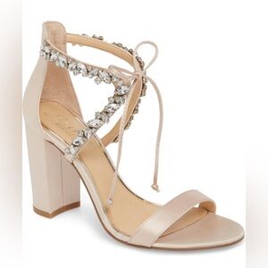 Jewel Badgley Mischka Thamar Embellished Sandal